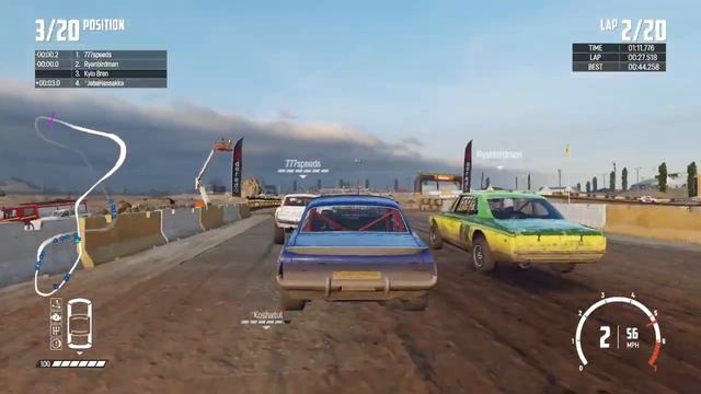 Season 1｜Week 1｜Canadian Tire Series｜Osoyoos 20｜Kross's Wreckfest Multiplayer Career Mode