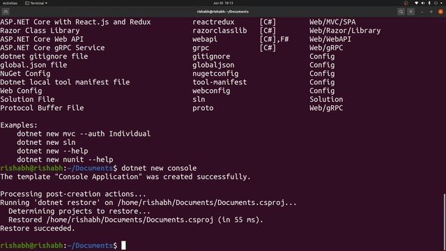 Linux user creating .Net 5 application. смотреть онлайн