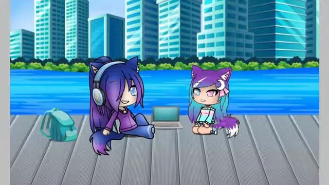 Gacha Edit | Lavender Rain & Galaxy Playz! смотреть онлайн