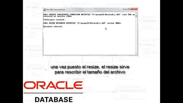 ORACLE Video No. 3/11 ADMON. DE TABLESPACES смотреть онлайн