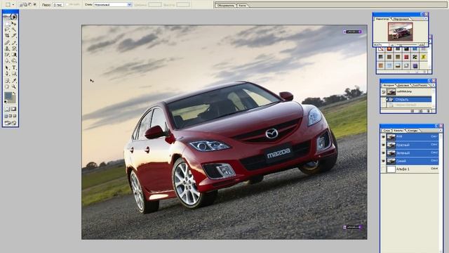 Как сделать фотографию черно-белой в фотошопе смотреть онлайн