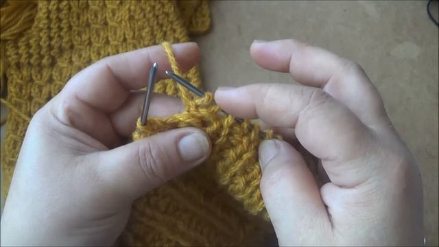 Жилет с карманами Часть 3 Левая полочка. Vest knitting part 3 смотреть онлайн