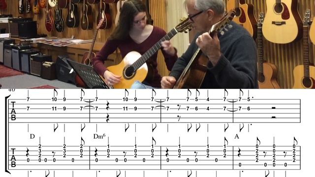 You Won't See Me- Beatles (Duo Guitar Tab) смотреть онлайн