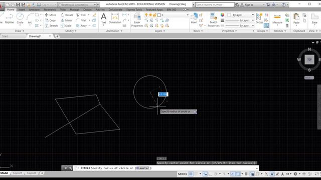 Practicing Create Objects in AutoCAD смотреть онлайн