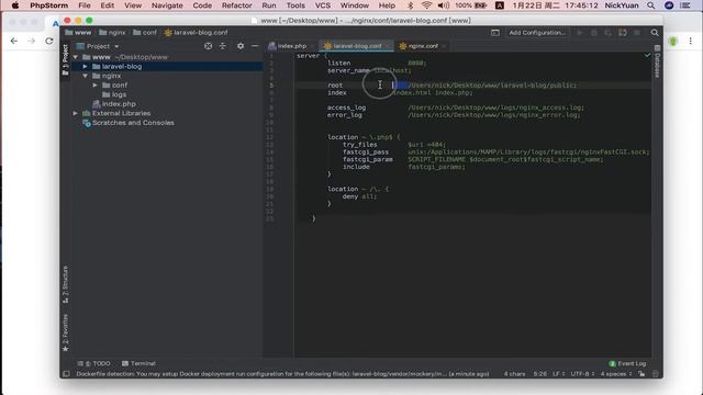 Laravel新手之旅-2-3-配置Nginx смотреть онлайн