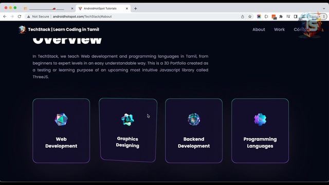 ThreeJS Portfolio | React-Fiber Tailwind CSS | ThreeJS 3D Portfolio Website | Learn coding in Tamil смотреть онлайн