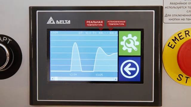 Настройки и работа с сенсорной панелью управления конвейерной печи RoboChef смотреть онлайн