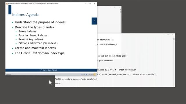 Oracle Indexes Lesson 1 of 7 Agenda смотреть онлайн