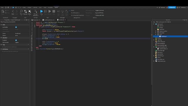 Как сделать СБОР МОНЕТ!(Тутор по Roblox Studio) смотреть онлайн