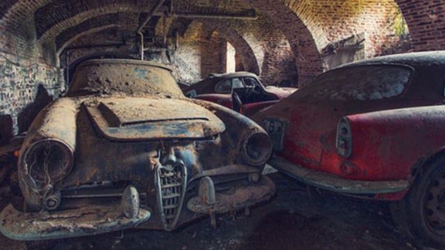 Нашли очень старый подвал коллекционеры авто будут в шоке смотреть онлайн