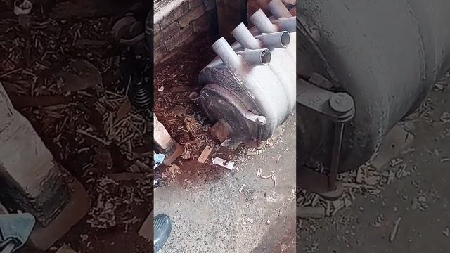 Канадская печка??отапливает столярный цех российского пенсионера??показываем получше?#булерьян смотреть онлайн