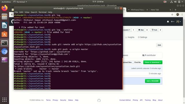Git with GitHub Tutorial смотреть онлайн