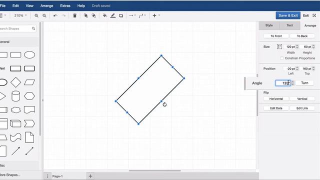 How to rotate shapes in draw.io diagrams смотреть онлайн