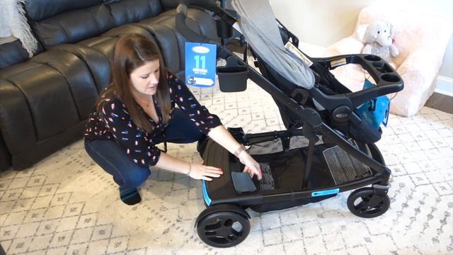 GRACO UNO2DUO REVIEW | DOUBLE STROLLER REVIEW смотреть онлайн