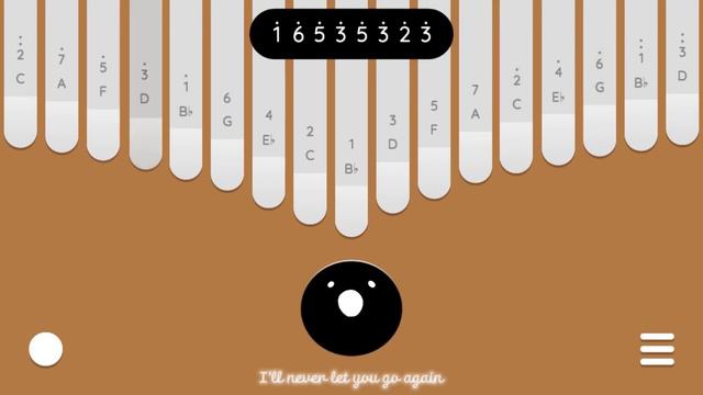 Until I found you by Stephen Sanchez Kalimba Cover with Easy Tabs (Keylimba App) смотреть онлайн