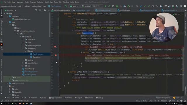 ? COMO CORRIGIR ERROS USANDO DEBUG, LOGCAT, TIMBER E BREAK POINTS NO ANDROID STUDIO [DEPURAçÃO] смотреть онлайн