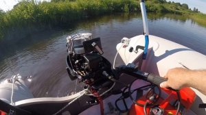 Регулировка холостых оборотов на Tohatsu 9.8 2Т