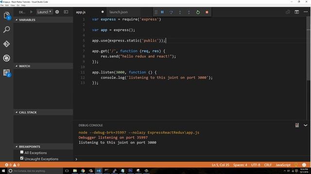 React & Redux With ExpressJS (2016) - 1. Install Express смотреть онлайн