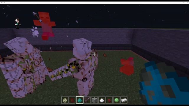 Golems VS Warden and Mobs - Minecraft смотреть онлайн
