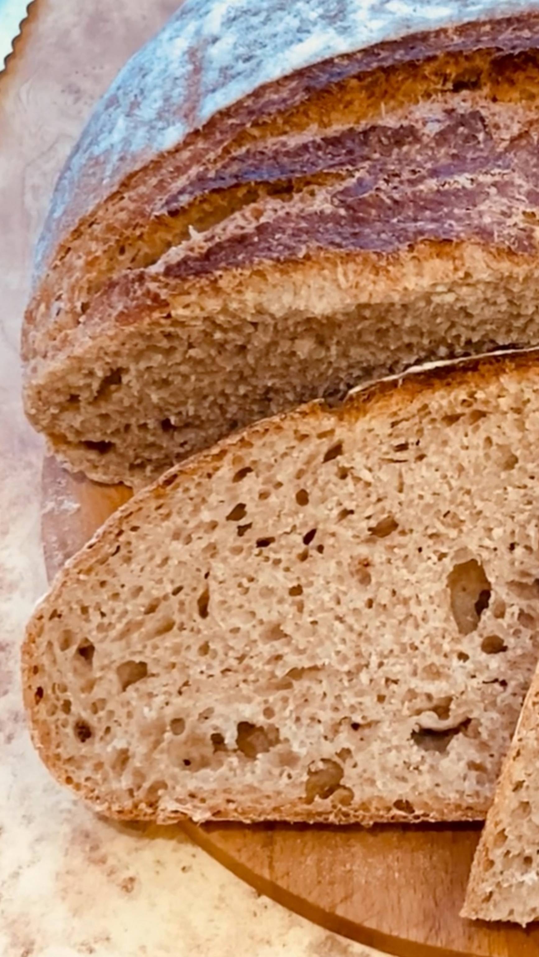 Полезный хлеб с отрубями на закваске смотреть онлайн