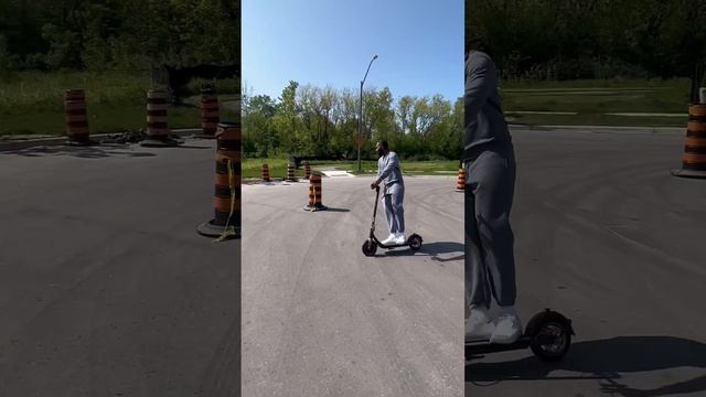 Electric scooter obstacle course challenge! Do you think you could do better? #segway #f40 #scooter смотреть онлайн