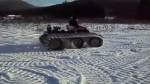 Легкий гусеничный вездеход пос Брод