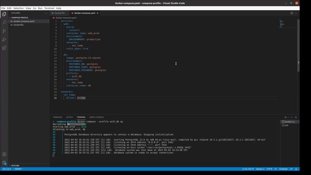Docker compose profiles | Профили в docker compose смотреть онлайн