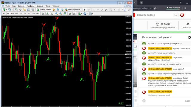 Free Signals Binary Options. 5 min. Сигналы для бинарный опционов на 5 мин смотреть онлайн