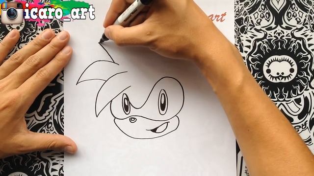 como dibujar a amy rose | how to draw amy rose | como desenhar amy rose смотреть онлайн