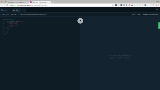 6 Explore the Prisma API with GraphQL Playground смотреть онлайн