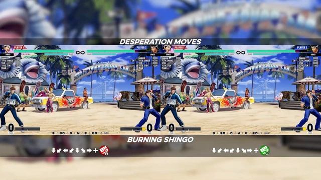 The King of Fighters XV - Shingo Yabuki - Move List смотреть онлайн