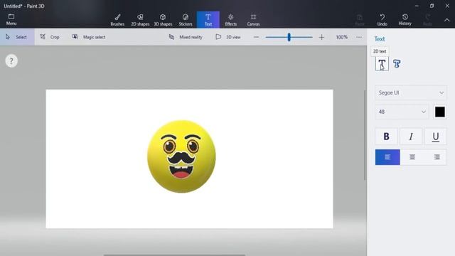 How To Make Own Emoji In Paint 3D ||Paint3D||Emoji||3D смотреть онлайн
