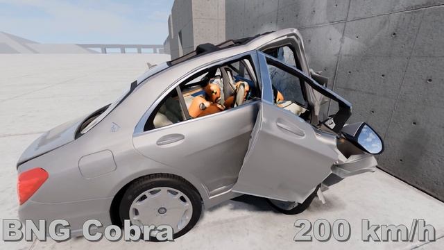 MERCEDES-MAYBACH S600 Vs Wall 300 KM/H - BeamNG Drive