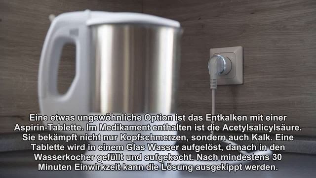 Wasserkocher entkalken mit diesen Hausmitteln смотреть онлайн