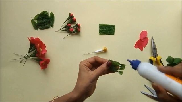 How To Make Pretty Chaenomeles Japonica Flower From Crepe Paper | DIY Easy Craft Ideas! смотреть онлайн
