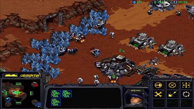 StarCraft: Brood War - Терраны | Железная Хватка | Миссия 4 - "Нападение на Корхал" (HD) смотреть онлайн