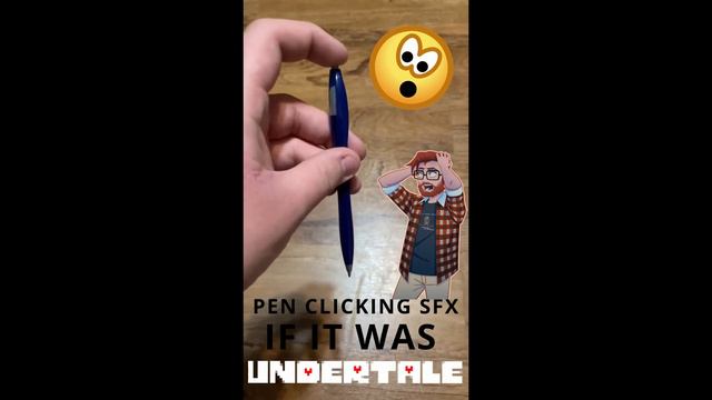 PEN CLICKING SFX - PEN CLICKING SFX IF IT WAS IN UNDERTALE смотреть онлайн