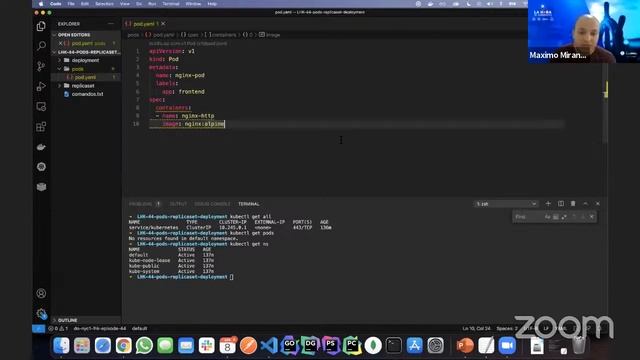 #44 ¿Qué son y cómo funcionan los Pods, ReplicaSet y deployment en kubernetes? смотреть онлайн