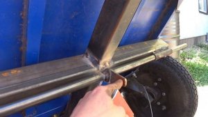 Переделал тормоза на телеге "FORZA" для мотоблока .