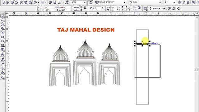 Taj Mahal Design Corel Draw смотреть онлайн