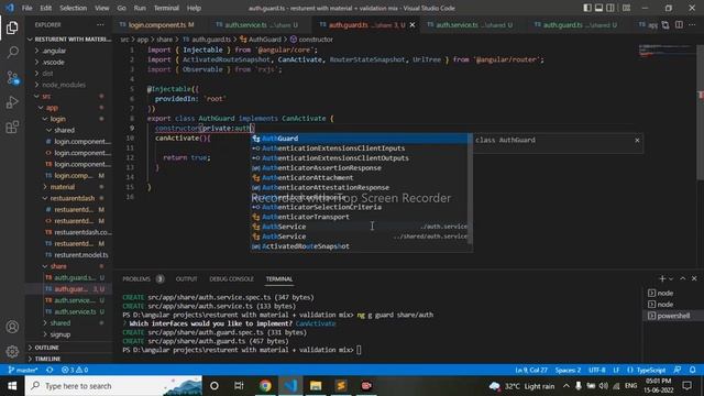 Authentication In Angular by authGuard & canActivate by Fake JWT token смотреть онлайн
