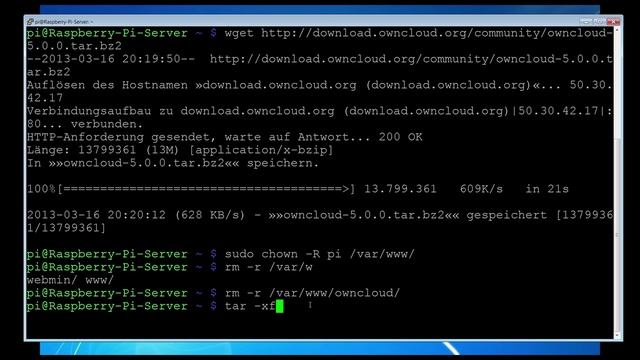 Tutorial: Raspberry Pi - OwnCloud Upgrade: 4.5.8 auf 5.0.0 [GERMAN/DEUTSCH] смотреть онлайн