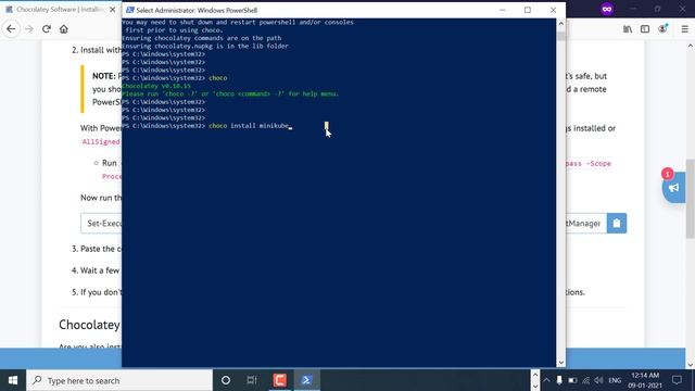 How To | Minikube & Kubectl Installation | Windows 10 Using Chocolatey | Kubernetes on Windows смотреть онлайн