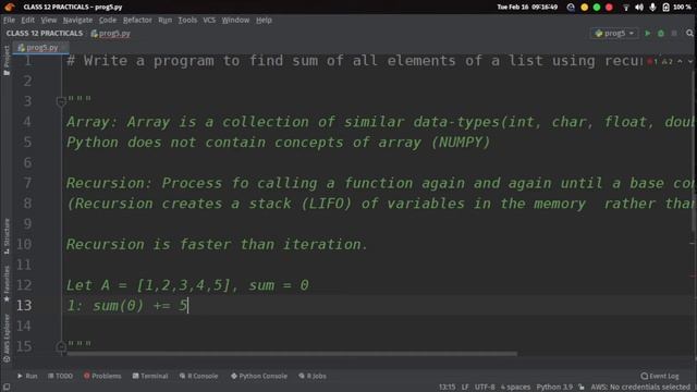 Calculate the sum of elements of an array using recursion смотреть онлайн