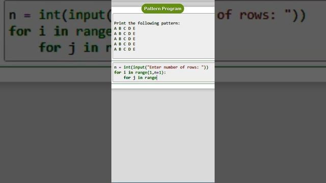 python alphabet pattern (python programming syllabus @PythonCodeWthMangesh )#coder #programming #py смотреть онлайн