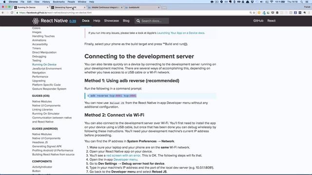 Generate a package for your android and iOS device in React Native. смотреть онлайн