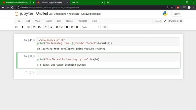 Python for beginners from zero to hero (String formatting in python) смотреть онлайн