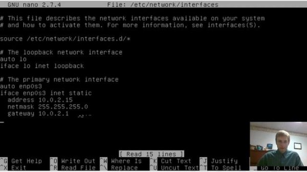 Setting up Network Interfaces on Debian Linux