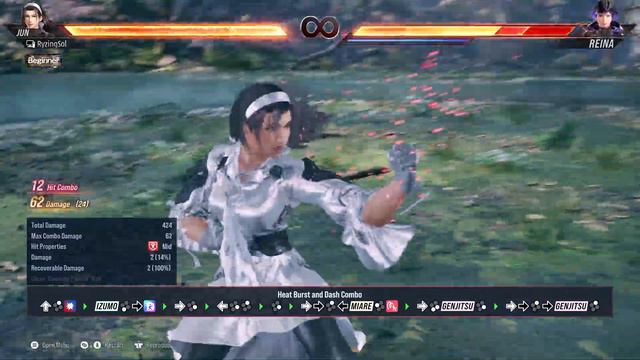 JUN KAZAMA Combo Guide | TEKKEN 8 смотреть онлайн