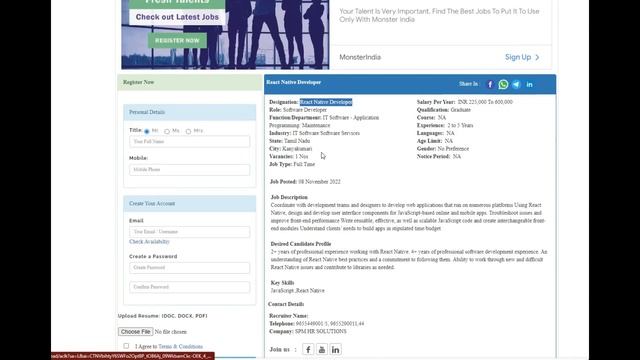 ? ? SPM JOBS - React Native Developer | Job Vacancy 2022 смотреть онлайн
